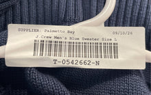Load image into Gallery viewer, J.Crew Mens Blue Long Sleeve Button Front Cardigan Sweater Size Large With Tag
