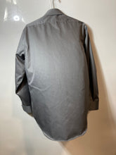 Load image into Gallery viewer, Calvin Klein Mens Gray Slim Fit Infinite Non-Iron Dress Shirt Size 16 32/33
