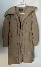 Load image into Gallery viewer, Cole Haan Womens Khaki Long Sleeve Hooded Pockets Full-Zip Puffer Coat Size XS
