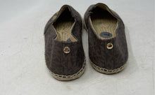 Load image into Gallery viewer, Michael Kors Womens Kendrick Brown Monogram Leather Espadrille Shoes Size 7 M
