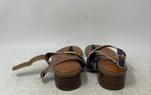 Load image into Gallery viewer, Tommy Hilfiger Womens Brown Navy Blue Block Thong Sandals Size 7
