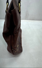 Load image into Gallery viewer, Preston &amp; York Womens Brown Leather Double Handle Pockets Lined Shoulder Bag
