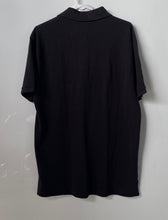 Load image into Gallery viewer, Tommy Hilfiger Mens Black Cotton Custom Fit Short Sleeve Polo Shirt Size Large
