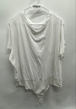 Load image into Gallery viewer, Calvin Klein Womens White Short Sleeve Crew Neck One-Piece Bodysuit Size 3X
