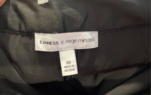 Load image into Gallery viewer, Express X Negin Mirsalehi Womens Black Flat Front Straight Leg Ankle Pants Sz 00
