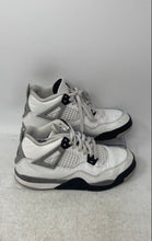 Load image into Gallery viewer, Nike Kids Air Jordan 4 Retro IB4388-100 White Gray Black Sneaker Shoes Size 3Y
