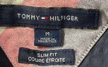Load image into Gallery viewer, Tommy Hilfiger Mens Dark Blue Slim Fit Long Sleeve Button-Up Shirt Size M
