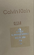 Load image into Gallery viewer, Calvin Klein Womens Poeta White Casual Low Kitten Heel Slingback Sandals Sz 9.5M
