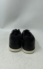 Load image into Gallery viewer, Bruno Marc Mens Black Leather Lace-Up Low Top Round Toe Sneaker Shoes Size 11
