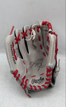 Load image into Gallery viewer, Rawlings Kids Mike Trout MT95GB Black White Red Leather Baseball Glove 9.5 Inch
