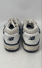 Load image into Gallery viewer, New Balance Mens 550 BB550WA1 White Blue Lace-Up Sneaker Shoes Size 9.5 D
