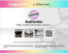 Load image into Gallery viewer, Authentic Marc Jacobs Women's Dark Havana Sunglasses With Case
