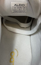 Load image into Gallery viewer, Aldo Womens Dilathielle White Gold Lace-Up Low Top Sneaker Shoes Size 8.5
