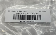 Load image into Gallery viewer, Multicolor Mixed Variety Casino Played Cards Classic Clay Poker Chip Set In Box
