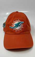 Load image into Gallery viewer, &#39;47 Mens Orange Miami Dolphins Clean Up Adjustable Strapback Hat Size OS
