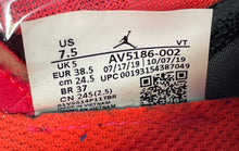 Load image into Gallery viewer, Nike Womens Air Jordan Max 200 XX Black Red Lace-Up Sneaker Shoes Size 7.5
