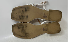 Load image into Gallery viewer, Wild Fable Womens Blaire White Leather Open Toe Ankle Strap Sandals Size 9
