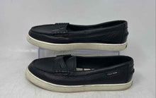 Load image into Gallery viewer, Cole Haan Womens Nantucket White Black Slip-On Penny Loafer Shoes Size 7.5B
