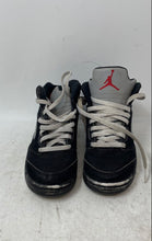 Load image into Gallery viewer, Nike Boys Air Jordan 5 Retro Black Gray Lace-Up Sneaker Shoes Size 12C
