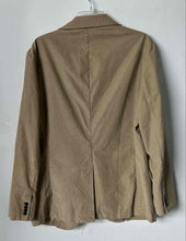 Load image into Gallery viewer, Armani Exchange Mens Khaki Long Sleeve Peak Lapel One-Button Blazer Size Medium
