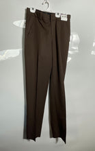 Load image into Gallery viewer, Horace Small Womens Brown Flat Front Pockets Straight Leg Dress Pants Size 6R
