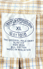 Load image into Gallery viewer, Brooks Brothers Mens Brown Plaid Print Slim Fit Non-Iron Button-Up Shirt Size XL
