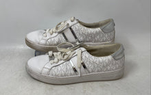 Load image into Gallery viewer, Michael Kors Womens Irving White And Silver Color Sneaker Shoes Size 9M
