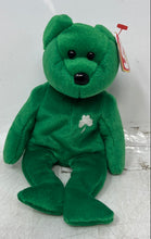 Load image into Gallery viewer, Set Of 2 Pieces Ty Green &amp; Pink Beanie Baby Pig And Bear Plush Toys With Tags
