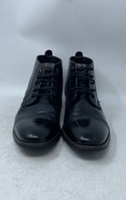 Load image into Gallery viewer, Bruno Marc Mens Warner-2 Black Leather Classic Cap Toe Oxford Ankle Boots Sz 9.5

