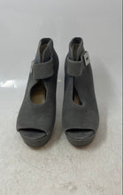 Load image into Gallery viewer, Michael Kors Womens Gray Peep Toe High Stiletto Platform Heels Size 6.5
