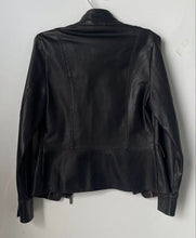 Load image into Gallery viewer, Frida G London Womens Black Long Sleeve Regular Fit Lined Full-Zip Jacket Size S

