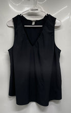 Load image into Gallery viewer, A New Day Womens Black Sleeveless V-Neck Regular Fit Pullover Blouse Top Size XL
