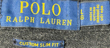Load image into Gallery viewer, Polo Ralph Lauren Mens Gray Heather Cotton Custom Slim Fit Polo Shirt Size L/G
