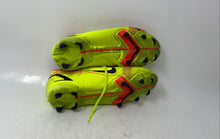Load image into Gallery viewer, Nike Kids Mercurial Vapor 14 Academy FG/MG Yellow Orange Soccer Cleats Size 6Y
