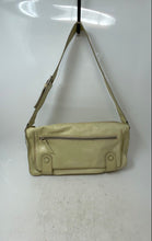 Load image into Gallery viewer, Arcadia Womens Beige Leather Adjustable Strap Outer Pockets Shoulder Hobo Bag
