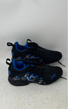 Load image into Gallery viewer, Puma Kids Axelion Cyclone 379039-01 Black Blue Lace-Up Sneakers Shoes Size 5
