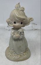 Load image into Gallery viewer, Enesco Precious Moments You Are Such A Purr-Fect Friend Porcelain Figurine
