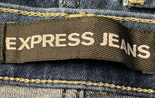 Load image into Gallery viewer, Express Jeans Womens Blue Stretch Pockets Denim Skinny Leg Jeans Size 4R
