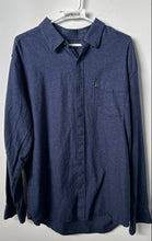 Load image into Gallery viewer, Ben Sherman Mens Blue Cotton Long Sleeve Collared Button-Up Shirt Size XL
