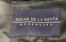 Load image into Gallery viewer, Oscar De La Renta Mens Black Long Sleeve Single-Breasted Two Button Blazer Sz 44
