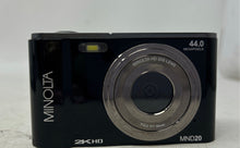 Load image into Gallery viewer, Minolta Model MND20 Black 2688X152 QHD 44.0 MP Digital Camera Untested
