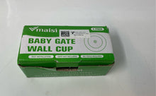 Load image into Gallery viewer, Vmaisi White Wall Cup Doorway Stairs 4 Pack Baby Safety Gates Open Box

