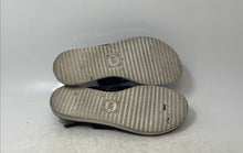 Load image into Gallery viewer, Michael Kors Womens Black White Monogram Open Toe Flat Thong Sandals Size 7
