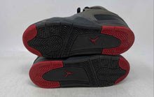 Load image into Gallery viewer, Nike Boys Air Jordan 4 RM FQ7936-060 Black Gray Lace-Up Sneakers Shoes Size 1Y
