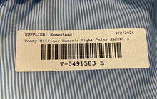 Load image into Gallery viewer, Tommy Hilfiger Womens Light Blue Single Breasted One-Button Blazer Size 12

