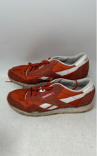 Load image into Gallery viewer, Reebok Womens Classic Nylon Neutrals BS9377 Red Lace-Up Sneaker Shoes Size 9
