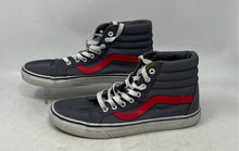 Load image into Gallery viewer, Vans Unisex Off The Wall SK8-Hi Reissue Gray Red Sneaker Shoes Size M9.5 W11
