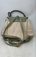 Load image into Gallery viewer, Unbranded Womens Green Nude Leather Tassel Adjustable Strap Backpack With Wallet
