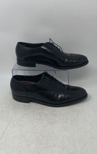 Load image into Gallery viewer, Florsheim Mens Black Leather Cap Toe Lace-Up Derby Dress Shoes Size 8.5
