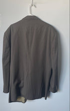Load image into Gallery viewer, Pronto Uomo Mens Brown Wool Long Sleeve Notch Collar 2-Button Blazer Size 44

